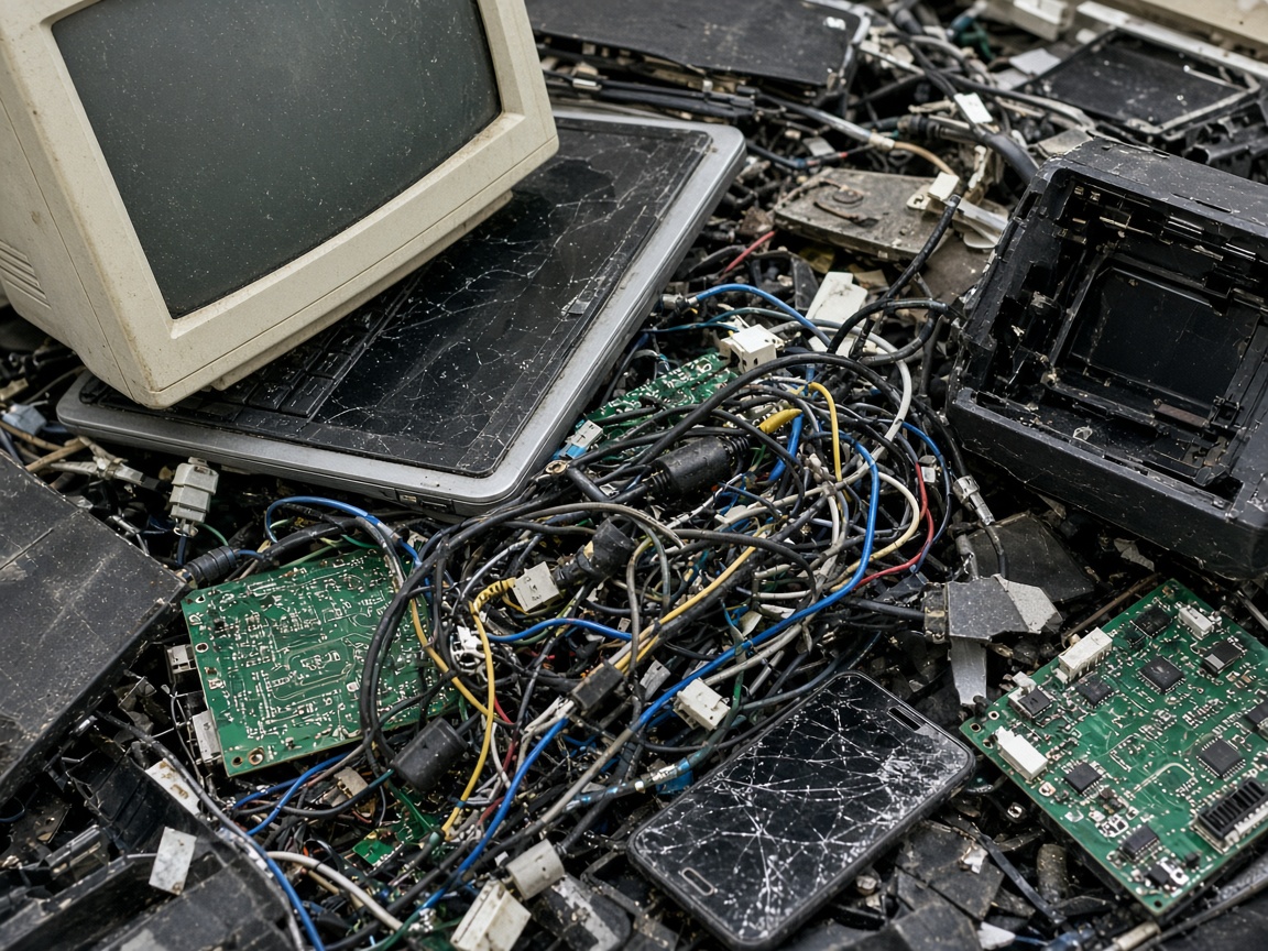 E-waste - fridges, TVs, laptops